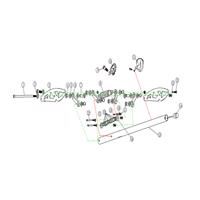 Chaos 1600 Watt Electric Scooter Handlebar Stem Black