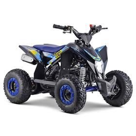 FunBikes T-Max Roughrider 90cc Blue Kids Midi Petrol Quad Bike