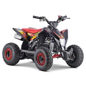 FunBikes T-Max Roughrider 90cc Red Kids Midi Petrol Quad Bike