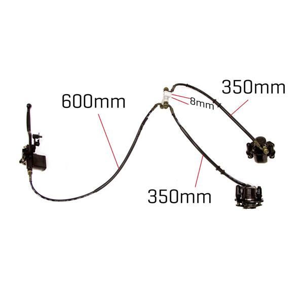 EGL 110 Quad Bike Front Brake System