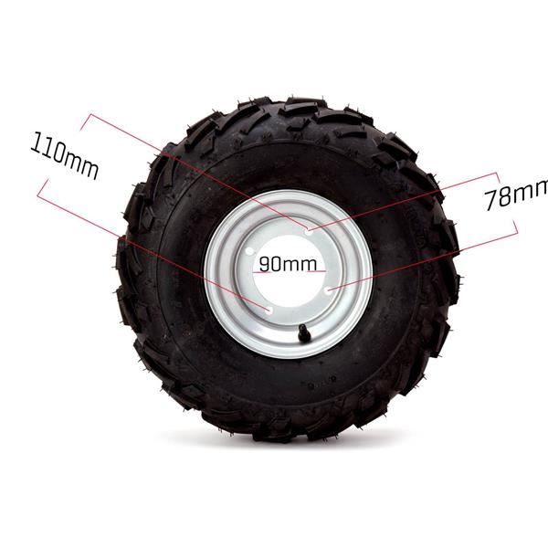 M2R CM110 Quad Bike Wheel Front Rear RHS