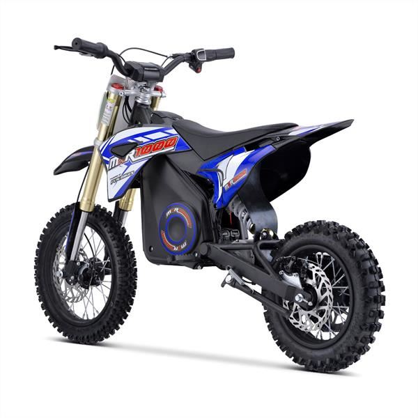 FunBikes MXR 1000w 36v Electric Motorbike 12/10 65cm Blue Kids Dirt Bike