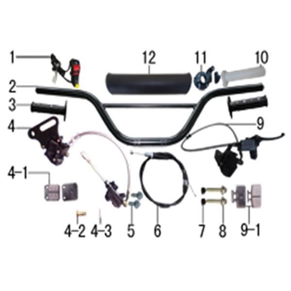 M2R 90R Throttle Cable