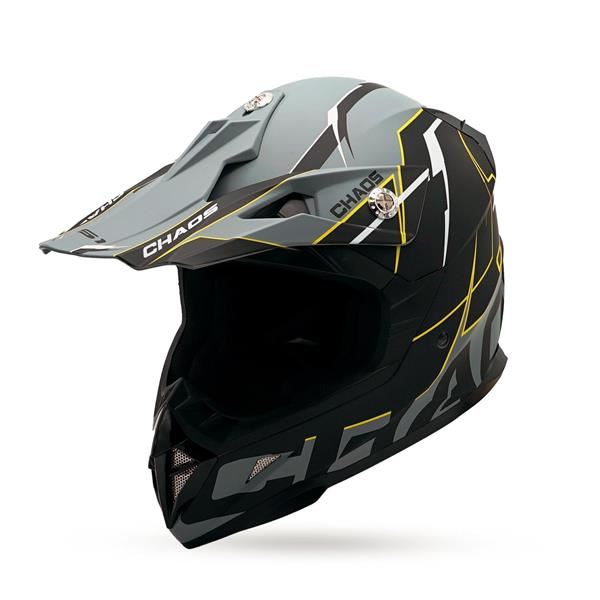 Chaos CS-1 Kids Motocross Crash Helmet Black