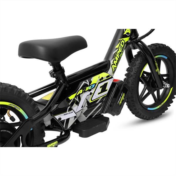 Amped A10 150w 18v 5.2ah Li Black Kids Electric Balance Bike