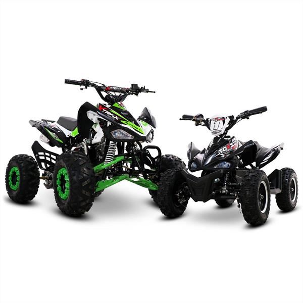 FunBikes Xtrax Sport 125cc Petrol Green Junior Quad Bike