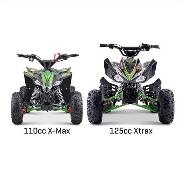 FunBikes Xtrax Sport 125cc Petrol Blue Junior Quad Bike
