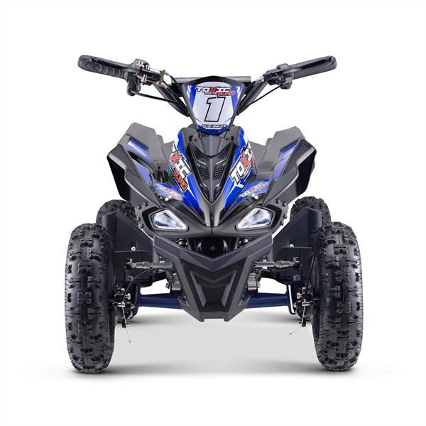 FunBikes Toxic 800w Black/Blue Kids Electric Mini Quad Bike V2