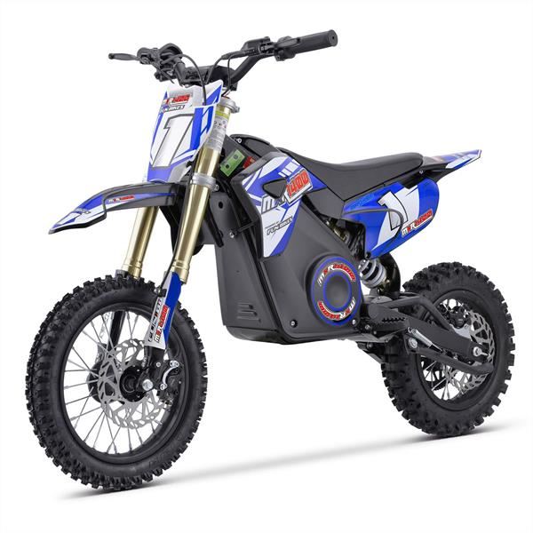 FunBikes MXR 1300w 48v Lithium Electric Motorbike 12/10 65cm Blue Kids Dirt Bike
