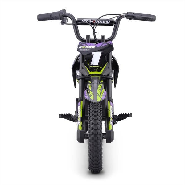 FunBikes MX350 Green Electric Kids Dirt Bike