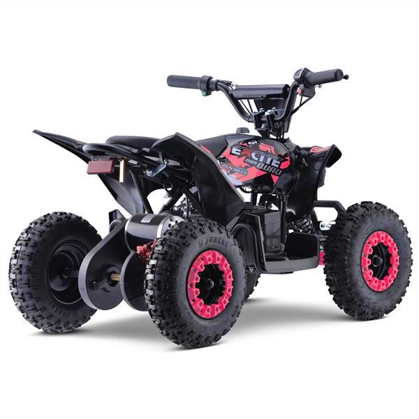 Excite 1000w Pink Kids 2023 Premium Electric Mini Quad Bike