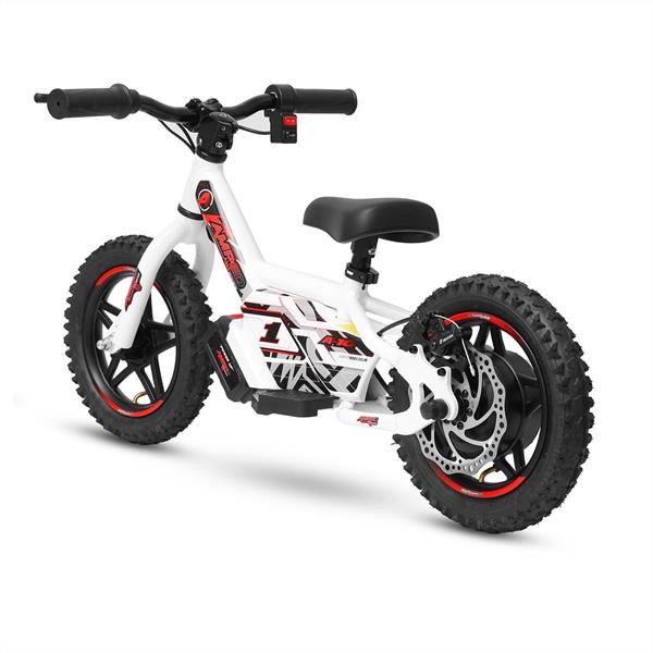 Amped A10 150w 18v 5.2ah Li White Kids Electric Balance Bike
