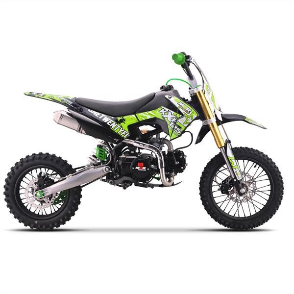 M2R Racing KXF125 120cc 14/12 76cm Black Green Pit Bike