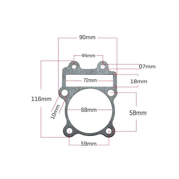 M2R KX160MX KM160SM KMX160 Pit Bike Cylinder Head Gasket