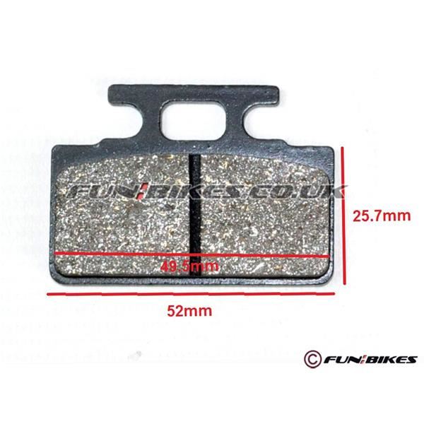 Pit Bike Brake Pads - Front