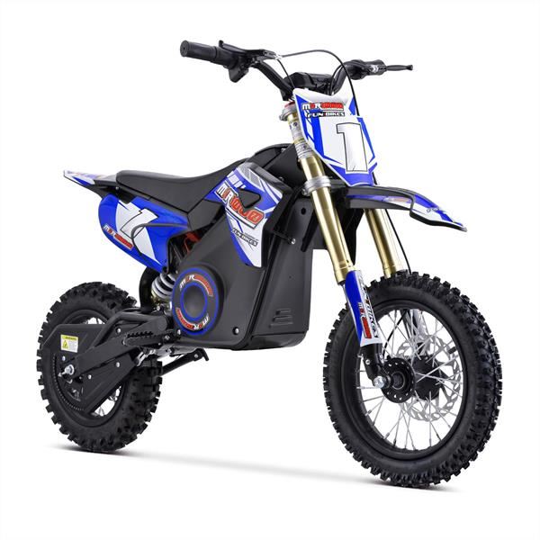 FunBikes MXR 1000w 36v Electric Motorbike 12/10 65cm Blue Kids Dirt Bike