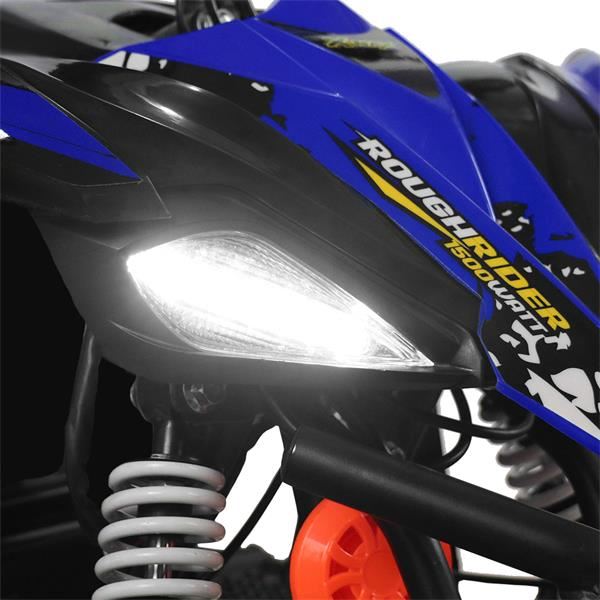 FunBikes X-Max Roughrider 1500w Lithium Electric Blue Junior Quad Bike