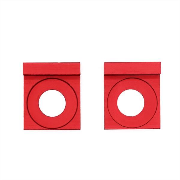 Pit Bike Chain Adjusters Red