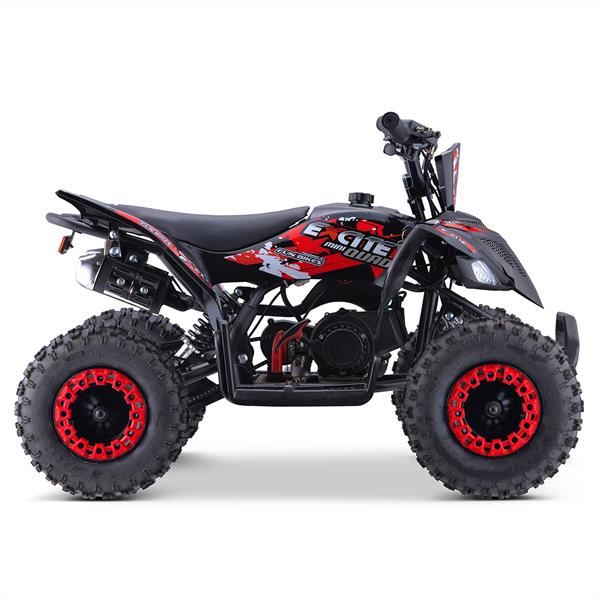 Excite 50cc Red Kids 2023 Premium Mini Quad Bike