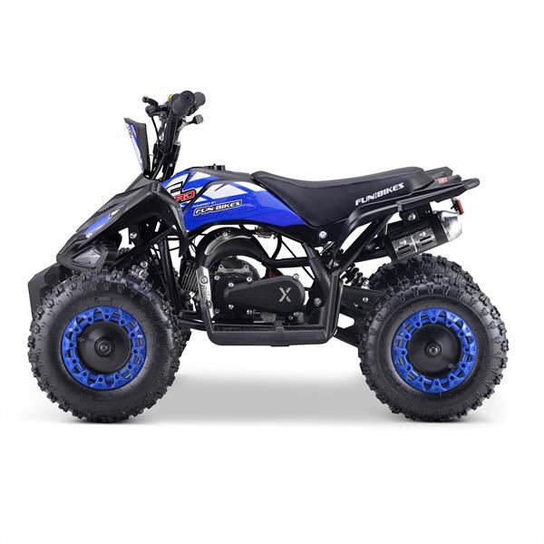 FunBikes Toxic 50cc Blue Kids Petrol Mini Quad Bike