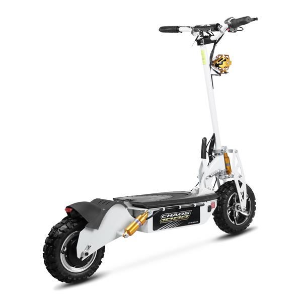 Chaos 1000w 48v SLA Hub Drive White Off Road Electric Scooter