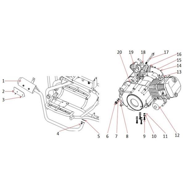Funbikes T-Max Quad Bike Starter Motor