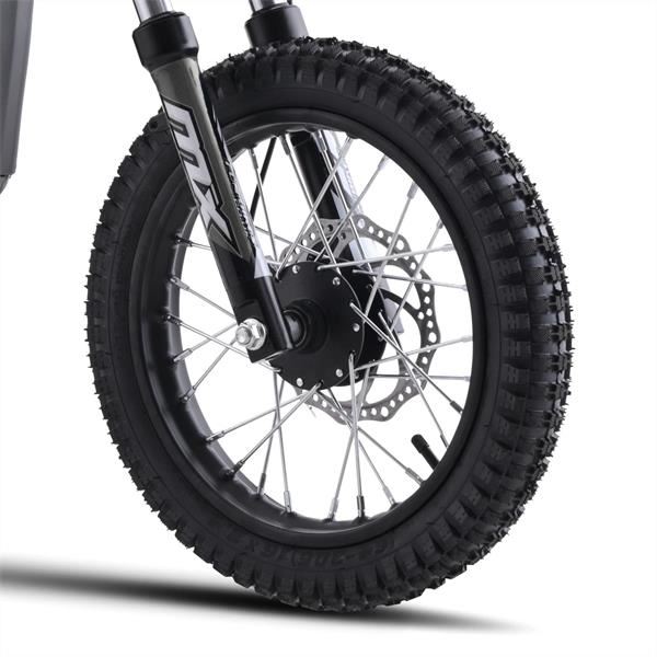 FunBikes MX1000 1000w 36v 62cm Lithium Grey Electric Kids Dirt Bike