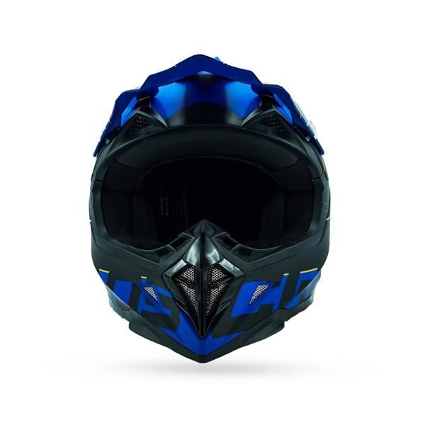Chaos CS-1 Kids Motocross Crash Helmet Blue