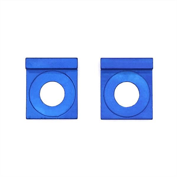 Pit Bike Chain Adjusters Blue