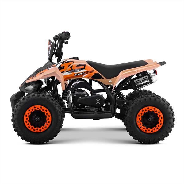 FunBikes Toxic 50cc Orange Kids Mini Petrol Quad Bike