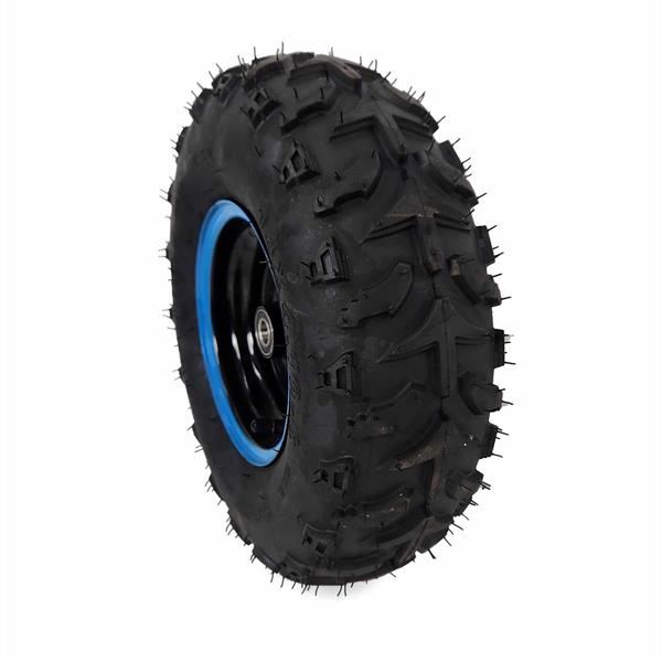 FunBikes Funkart Pro 1000w Electric Go Kart Complete Front Wheel Blue LHS