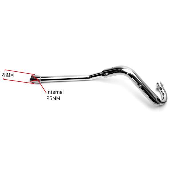 M2R 50R Front Exhaust Pipe