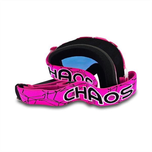 Chaos Kids MX Goggles Pink Black
