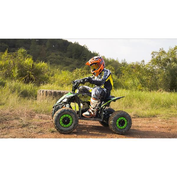 FunBikes X-Max Roughrider 1600w Li Green Junior Electric Quad Bike