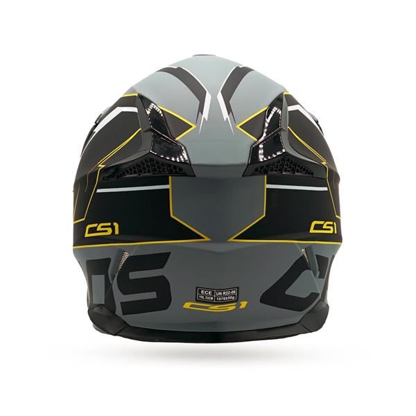 Chaos CS-1 Kids Motocross Crash Helmet Black
