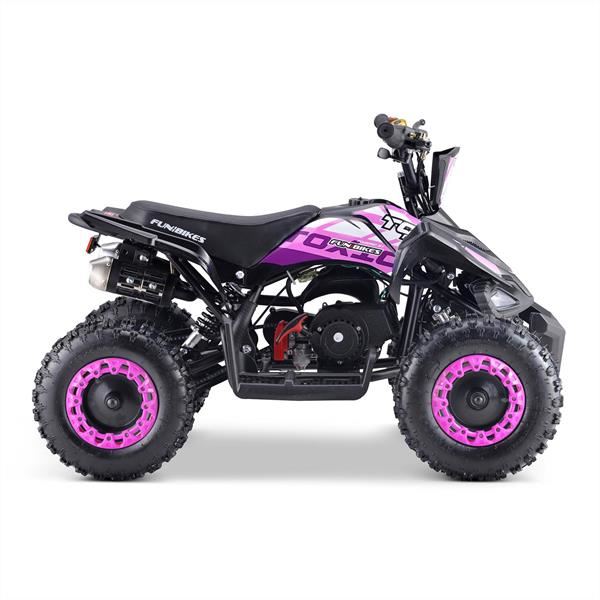 FunBikes Toxic 50cc Pink Kids Petrol Mini Quad Bike