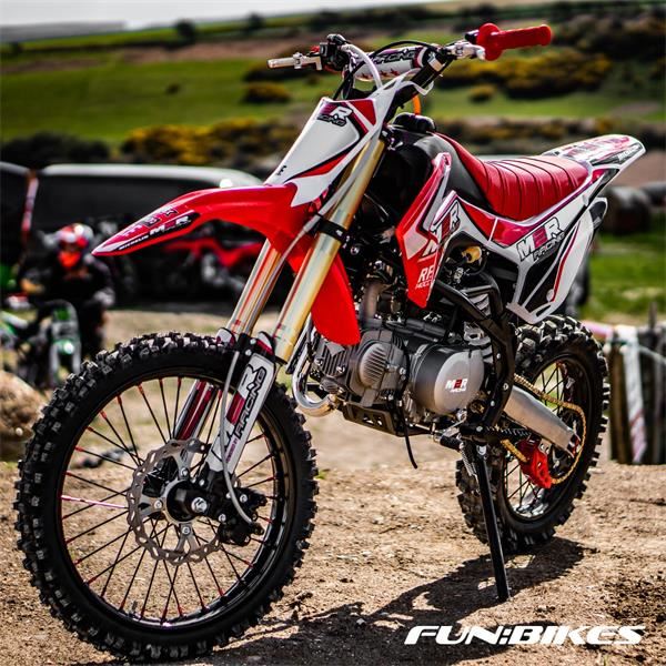 M2R RF140 S2 140cc 17/14 86cm Red Dirt Bike