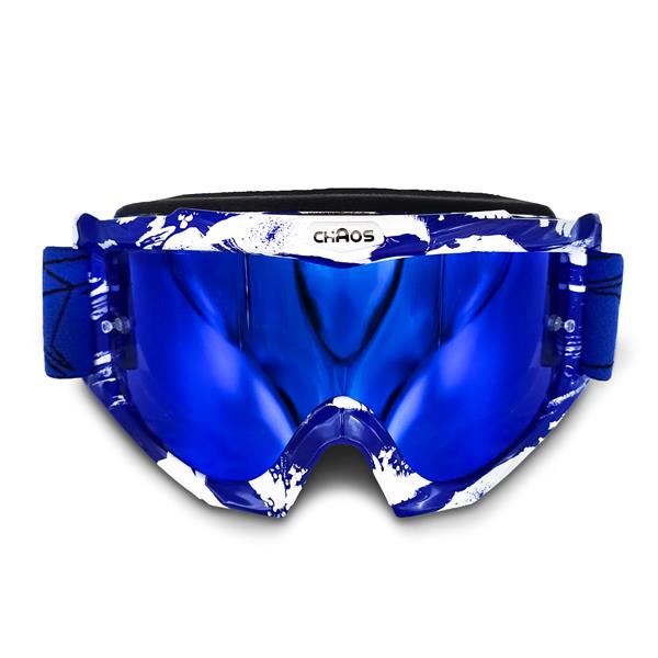 Chaos Kids MX Goggles Blue Black