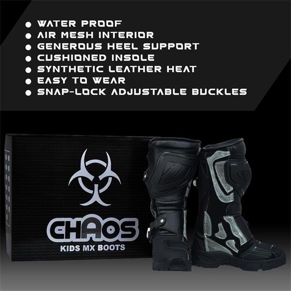 Chaos Kids Pro Boots Black