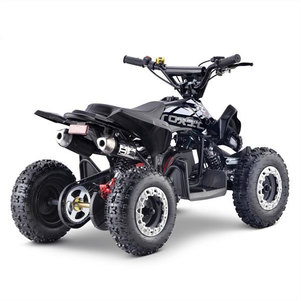 FunBikes Toxic 50cc White Kids Petrol Mini Quad Bike