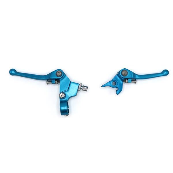 Pit Bike Folding Lever Set Blue