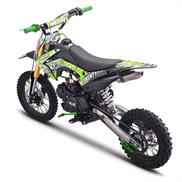 M2R Racing KXF125 120cc 14/12 76cm Black Green Pit Bike