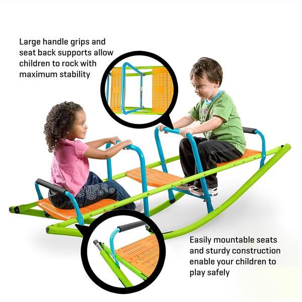 Rocker Seesaw Combines Seesaw & Rocking Chair Motion - Safe & Durable