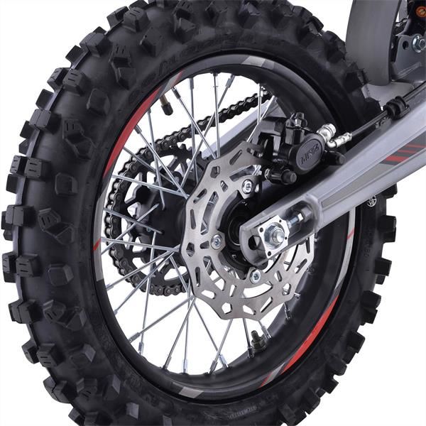 M2R RS-R 140 140cc 17/14 86cm Black/Grey Dirt Bike