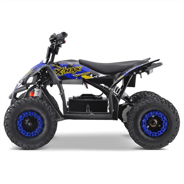 FunBikes X-Max Roughrider 1500w Lithium Electric Blue Junior Quad Bike