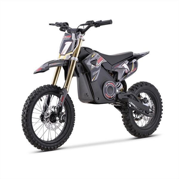 FunBikes MXR 1600w 48v Lithium Electric Motorbike 14/12 68cm Grey Kids Dirt Bike