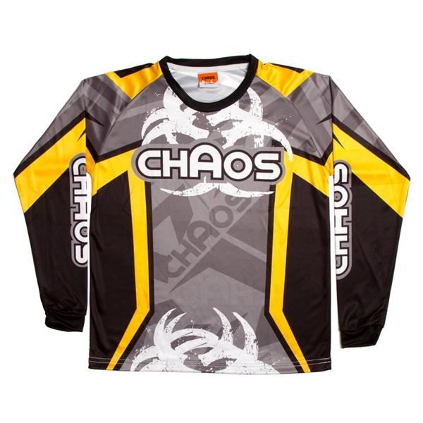 Chaos Kids Off Road Motocross Shirt Black 