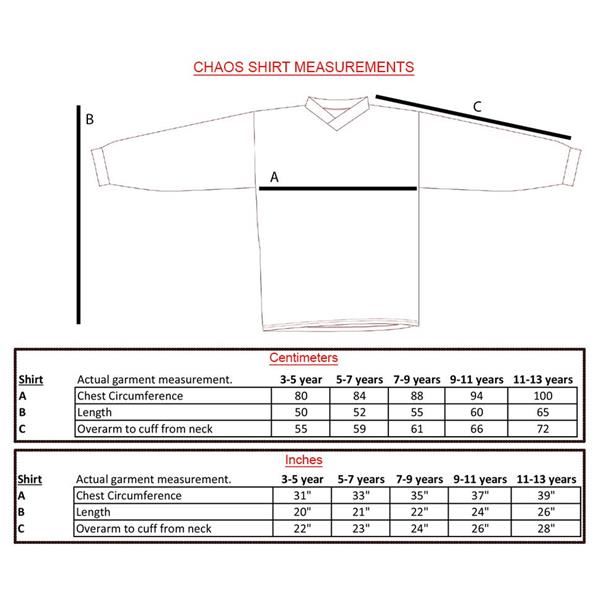 Chaos Kids Off Road Motocross Shirt Red