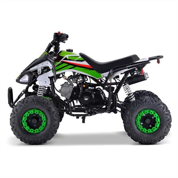 FunBikes Xtrax Sport 125cc Petrol Green Junior Quad Bike