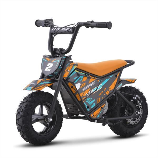 FunBikes MB250 43cm Motorbike 250w Orange Electric Kids Monkey Bike